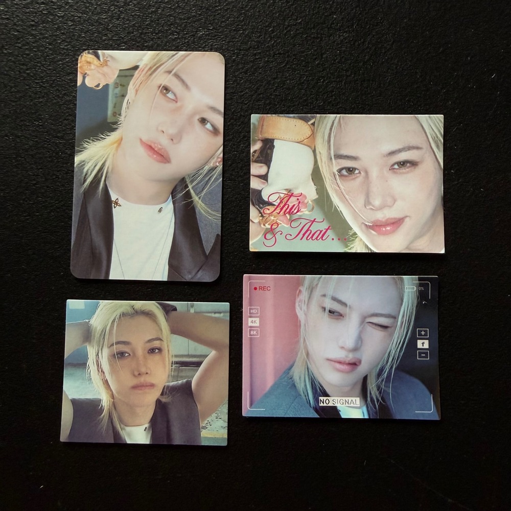 STRAY KIDS FELIX This & That Photocard & Sticker Set